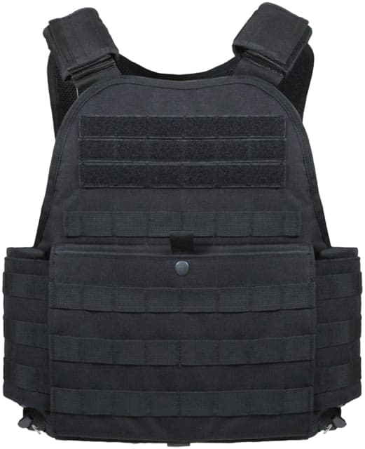 Rothco MOLLE Plate Carrier Vest Black Black-Regular