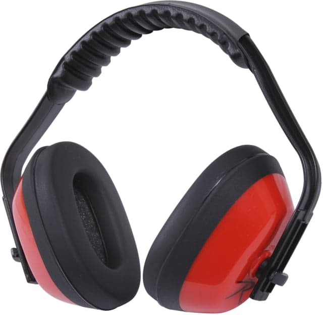 Rothco Noise Reduction Ear Muffs 28 +-3 NRR Red/Black