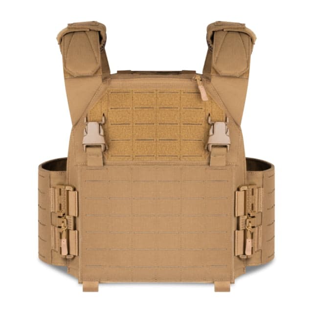 RTS Tactical OPSEC Advanced Quick Release Plate Carrier Coyote Brown 11x14 2XL