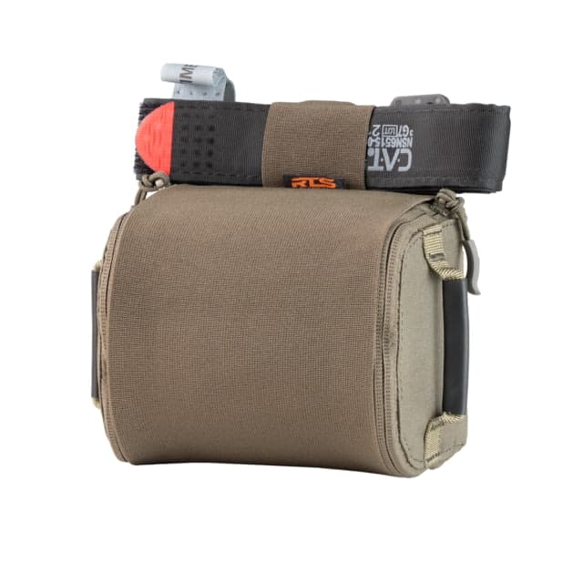 RTS Tactical Rapid Deploy Complete Belt-Mount IFAK KIT w/ CAT Ranger Green