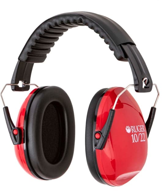 Ruger 10/22 Low-Profile Passive Safety Shooting Earmuffs 21dB NRR