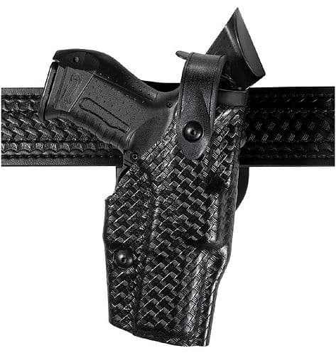 Safariland ALS/SLS Mid-Ride Level III Retention Duty Holster w/ Plain & Tactical Finish Springfield Armory XD 5in .45 ACP Right Hand STX Plain