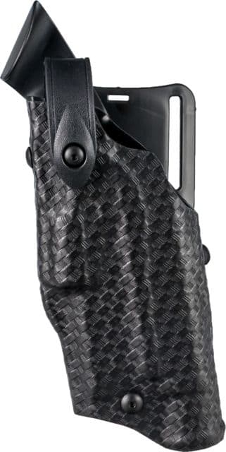 Safariland 6360 Level III Retention ALS/SLS Duty Mid-Ride Holster Smith & Wesson M&P 9/Smith & Wesson M&P 40 Left Hand STX Basket Weave Black