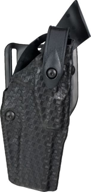 Safariland Level III Retention ALS/SLS Duty Mid-Ride Holster Springfield Armory 1911 Right Hand STX Basket Weave Black