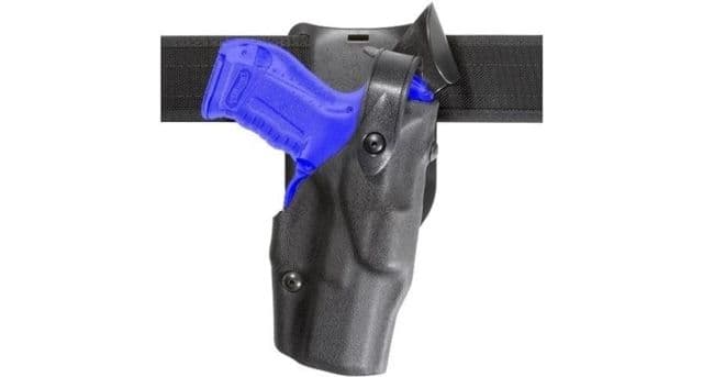 Safariland 6365 ALS SLS Level III Low Ride Duty Holster Smith & Wesson M&P 9/Smith & Wesson M&P 40 Right Hand STX Basket Weave Black