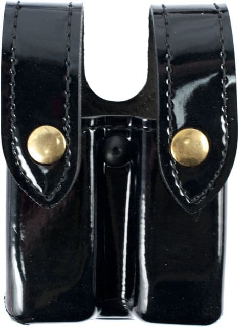 Safariland 72 Magazine/Cuff Pouch Hi Gloss Black Ambidextrous - S&W 910 H&K P7M13 & Similar