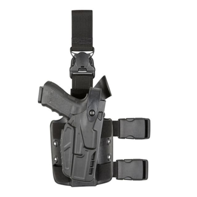 Safariland 7305 7TS ALS/SLS Level III Tactical Holster w/Quick Release Taurus PT100 Right Hand Plain Black 7305-175-411