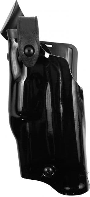 Safariland 6360 Level III Retention ALS/SLS Duty Mid-Ride Holster Smith & Wesson M&P 9/Smith & Wesson M&P 40 Left Hand STX Hi Gloss Black