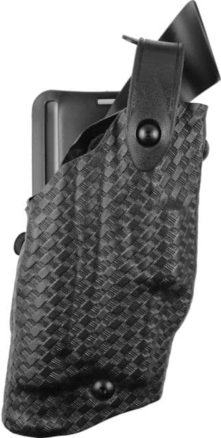 Safariland 6360 Level III Retention ALS/SLS Duty Mid-Ride Holster SIG Sauer P229R Right Hand STX Basket Weave Black