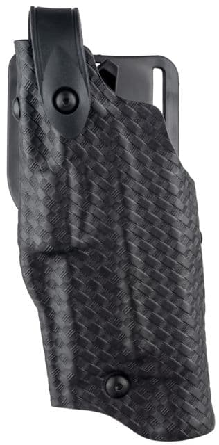 Safariland 6360 Level III Retention ALS/SLS Duty Mid-Ride Holster Smith & Wesson M&P 9/Smith & Wesson M&P 40 Left Hand STX Basket Weave Black