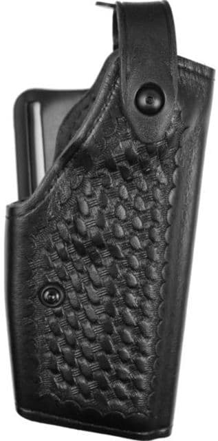 Safariland Level II Retention Mid-Ride Holster Walther P5 Right Hand Basketweave Black