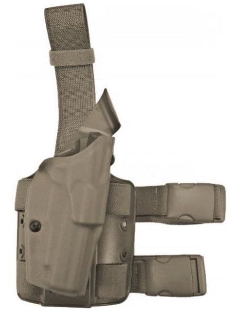 Safariland Model 6004USN SLS Low Drop-Leg Holster Glock 17/22/31 Right Hand Cordura Ranger Green 6004USN-83-731