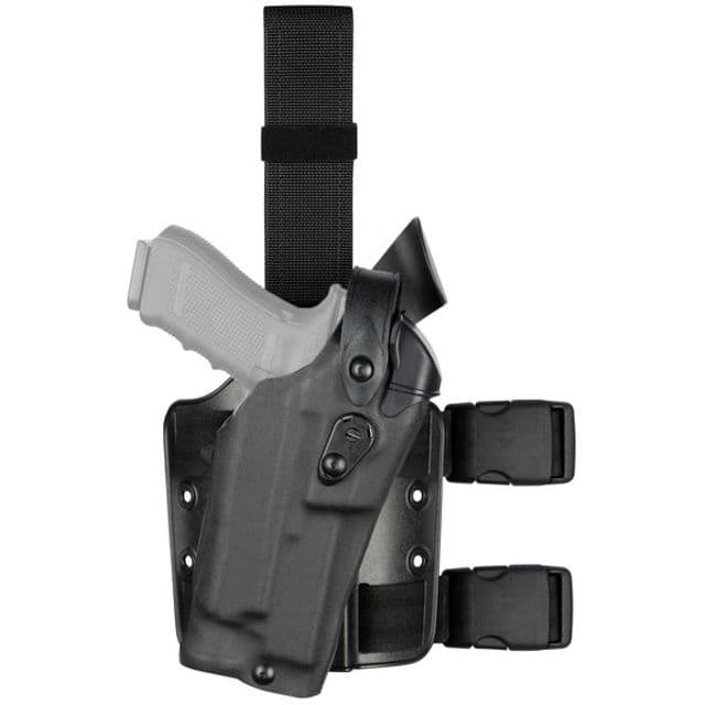 Safariland Model 6304 RDS ALS/SLS Drop Leg Holster SIG Sauer P320 Right Hand Cordura Black 6304RDS-7502-781