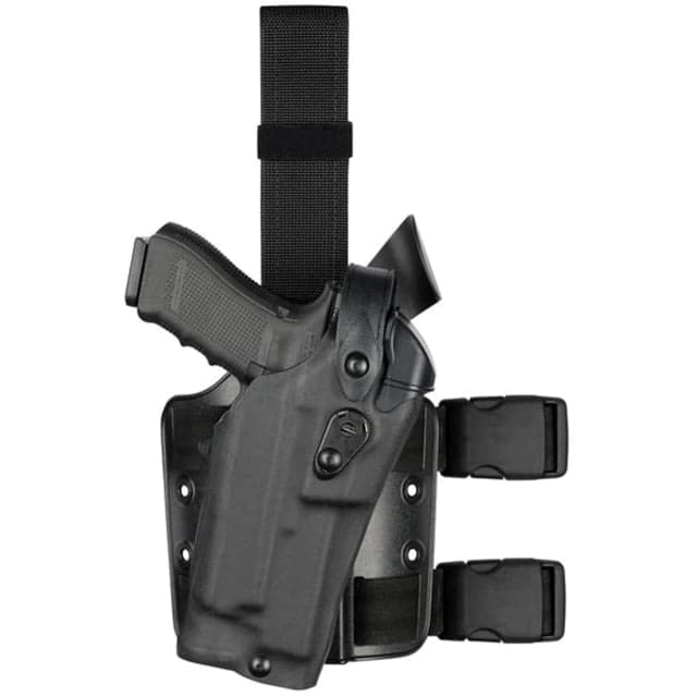 Safariland 6304RDS ALS/SLS Drop Leg Glock Holster Glock 19 MOS w/ Streamlight TLR-8 Right STS Tactical Black