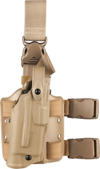 Safariland 6305 ALS/SLS Drop-Leg Glock Holster w/Quick-Release Leg Strap Glock 19/Glock 23/Glock 32 Right Hand STX Flat Dark Earth