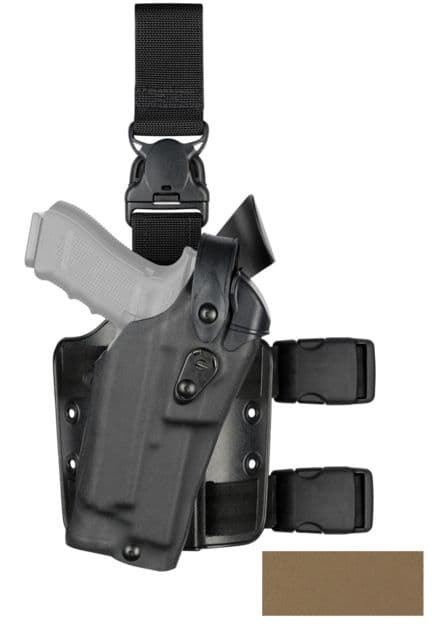 Safariland Model 6305rds Als/Sls Drop Leg Holster Right Hand Stx Plain Fde Brown 6305rds-28329-551