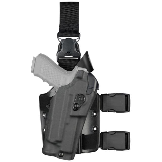 Safariland Model 6355RDS ALS Drop Leg Holster SIG Sauer P320 Right Hand Cordura Coyote Brown 6355RDS-4502-741