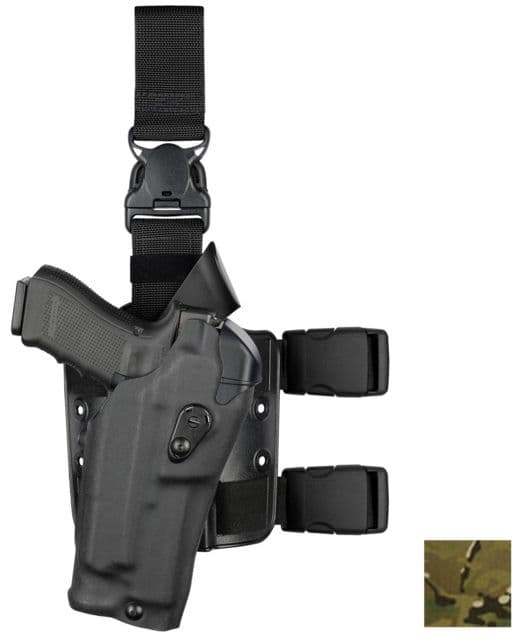 Safariland Model 6355RDS ALS Drop Leg Holster SIG Sauer P320 Right Hand Cordura Multi Cam 6355RDS-4502-701