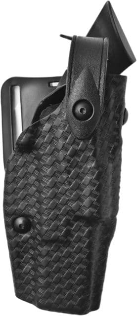 Safariland ALS/SLS Mid-Ride Level III Glock Duty Holsters Glock 19 Gen 3/Glock 19 Gen 4 Right Hand STX Basket Weave Black