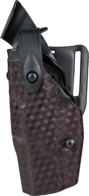 Safariland ALS/SLS Mid-Ride Level III Glock Duty Holsters Glock 20/Glock 21 Right Hand STX Basket Weave Cordovan