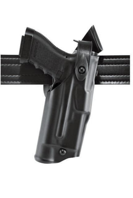 Safariland Model 6360 Als/sls Mid-ride Level Iii Retention Duty Holster For Glock 17 W/ Light Cordovan