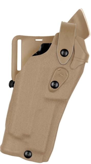 Safariland 6360RDS Level III Retention ALS/SLS Duty OWB Belt Holster Left Hand FDE Brown 6360RDS-7502-552