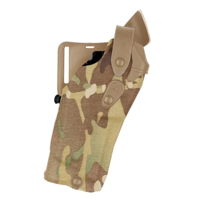 Safariland Model 6360RDS ALS/SLS Mid-Ride Level III Retention Duty Holster Glock 17 Mos W/ Surefire X400u Right hand Multicam