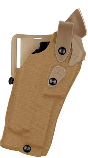 Safariland 6360RDS Level III Retention ALS/SLS Duty OWB Belt Holster Glock 17/Glock 22 Right Hand Cordura Coyote 6360RDS-8321-741