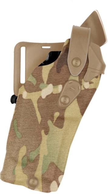 Safariland 6360RDS Level III Retention ALS/SLS Duty OWB Belt Holster Glock 17/Glock 22 Right Hand Cordura MultiCam 6360RDS-8321-701