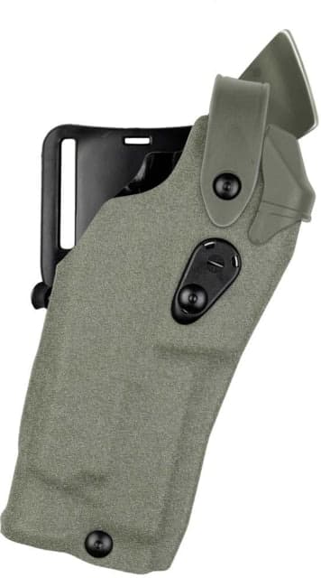 Safariland 6360RDS ALS/SLS Mid-Ride Level III Retention Duty OWB Belt Holster STI International Staccato P/Staccato P DUO w/ Light Left Tactical OD