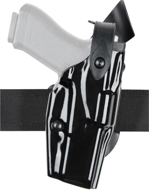 Safariland 6362 ALS/SLS Hi-Ride UBL Level III Retention OWB Duty Holster Glock 17/Glock 22 SureFire X300 Right Hi Gloss Black 6362-832-491