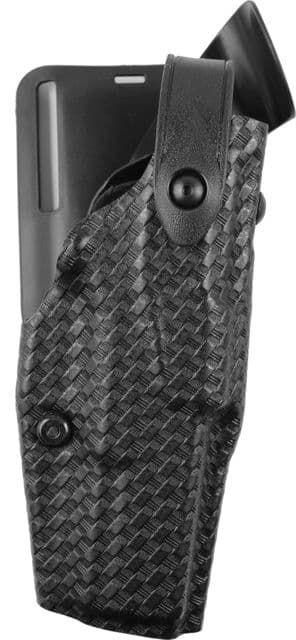 Safariland 6365 ALS/SLS Low-Ride Level-III Glock OWB Duty Holster Glock 19/Glock 23/Glock 26/Glock 27/Glock 45/Glock 19X Left Hand STX Basketweave