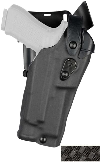 Safariland Model 6365 Als Low-ride Level Iii Retention Duty Holster W/ Sls For Smith & Wesson M&p 2.0 9 W/ Light Stx Basket Weave 6365-2222-481
