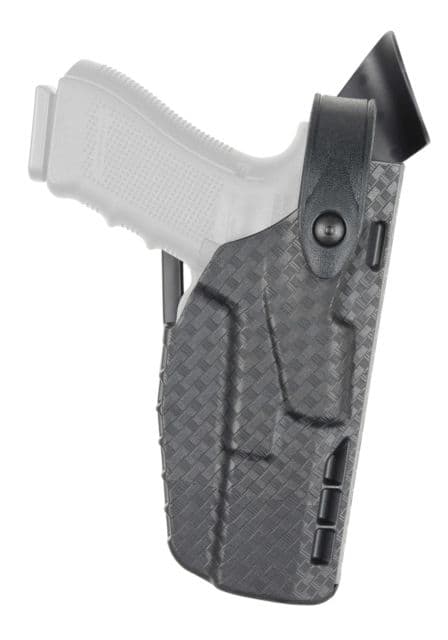 Safariland 7360 7TS ALS/SLS Mid-Ride Level III Retention OWB Duty Holster Smith & Wesson M&P 9/Smith & Wesson M&P 40 Right Hand STX Basket Weave Black