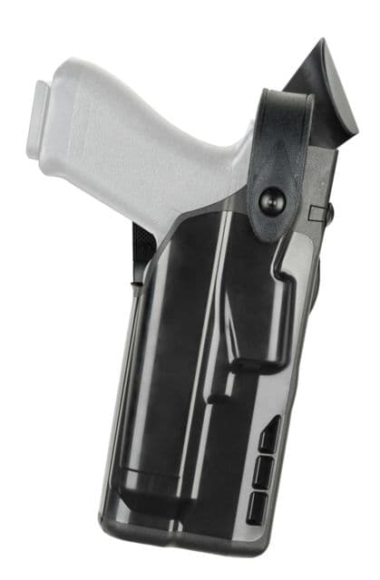 Safariland 7360 7TS ALS/SLS Mid-Ride Level III Retention OWB Duty Holster SIG Sauer P320 Right Hand STX Hi Gloss Black 7360-4502-491