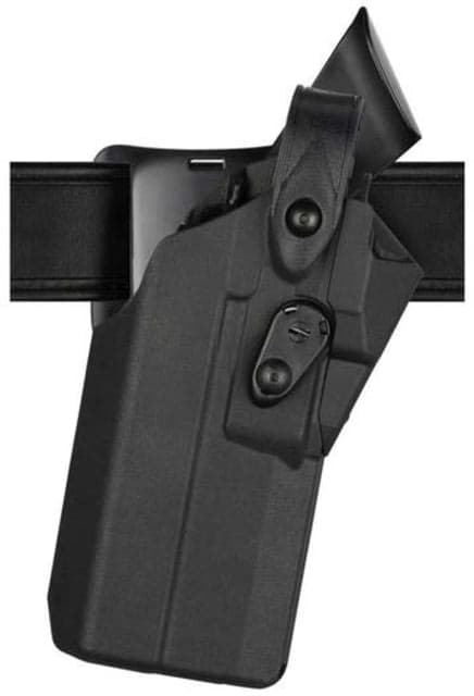 Safariland 7360 7TS ALS/SLS Mid-Ride Level III Retention OWB Duty Holster Smith & Wesson M&P 45 Right Plain Black