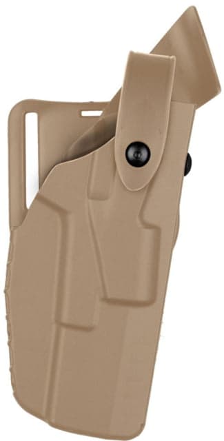 Safariland 7360 7TS ALS/SLS Mid-Ride Level III Retention OWB Duty Holster Smith & Wesson M&P 45 M2.0 X300U Right Plain FDE Brown 7360-4192-551