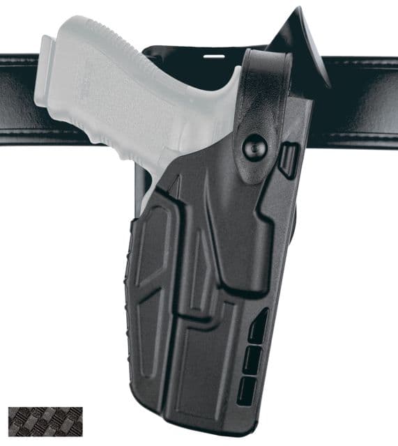 Safariland 7365 7TS ALS/SLS Level III Retention Duty Holster Glock 17/Glock 22 Right Hand STX Basketweave Black 7365-8325-481