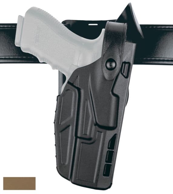 Safariland 7365 7TS ALS/SLS Level III Retention Duty Holster Glock 17/Glock 22 Right Hand STX Tactical Flat Dark Earth 7365-8325-551