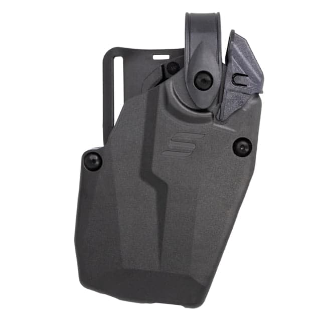 Safariland Safarivault Level 3 Rds Duty Holster For Glock 17 W/ Compact Light Thigh Rig/Dual Strap Right Hand