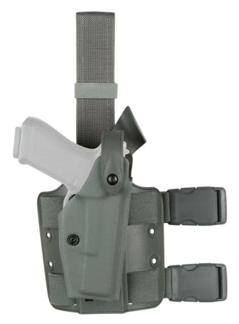 Safariland SLS Tactical Holster w/Dbl Leg Straps Sig Sauer220/226 Foliage Green Left Hand No Rails
