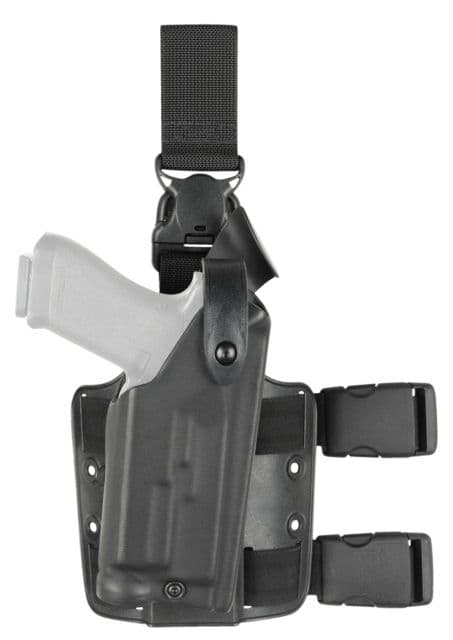Safariland SLS Tactical w/ Quick Release Leg Harness Holster Beretta 92FC Right Hand Tactical Black