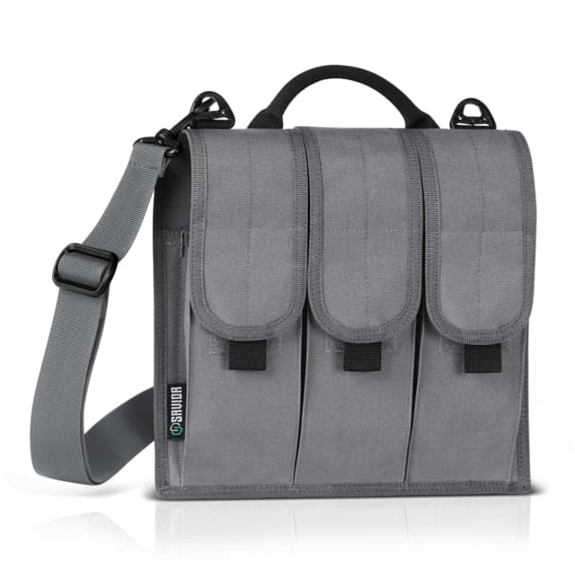 Savior Equipment 6 Slot Rifle Magazine Pouch Grey 9.5in H X 10.75in W
