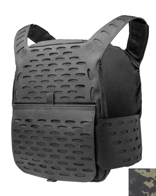 Sentry Gunnar Series Plate Carrier Shooters Cut Extra Large MultiCam Black