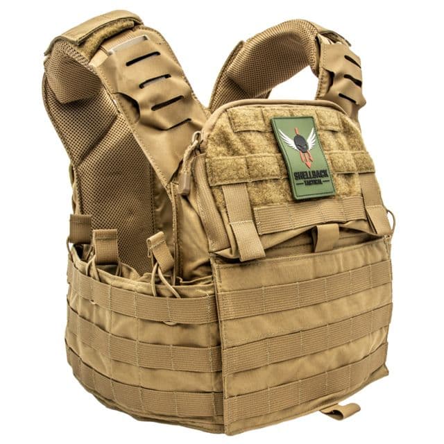 Shellback Tactical Banshee Elite 2.0 Plate Carrier with Elite Cummerbund Coyote Tan