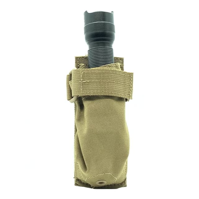 Shellback Tactical Flashlight Pouch Molle Compatible Coyote One Size