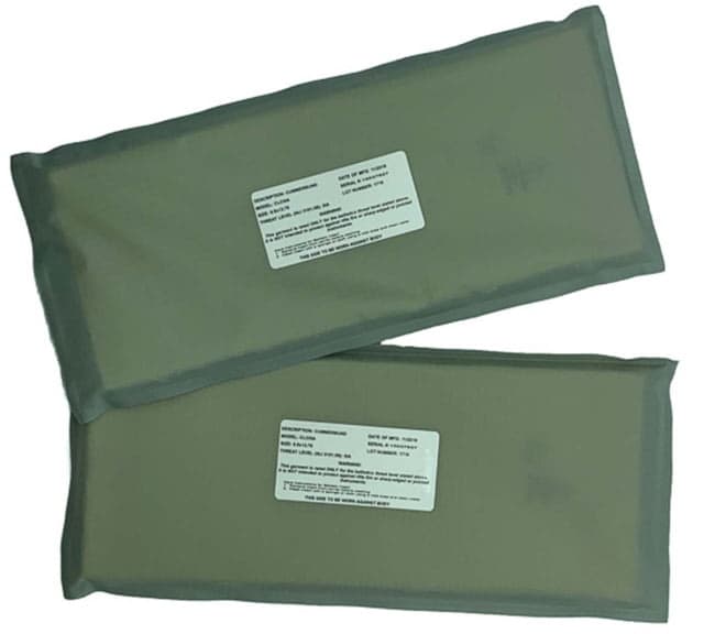 Shellback Tactical Level IIIA Model CLCIIIA Soft Armor Package Cummerbund Insert Set of 2 Black One Size Fits Most NSN N