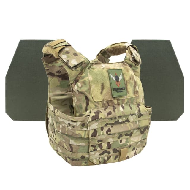 Shellback Tactical Patriot Level IV Body Armor Kit with Model L410 Plates Multicam One Size