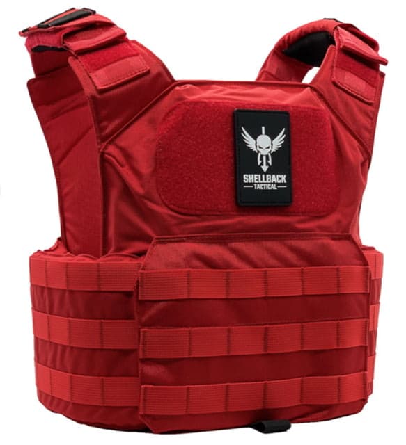 Shellback Tactical Patriot Plate Carrier Range Red One Size
