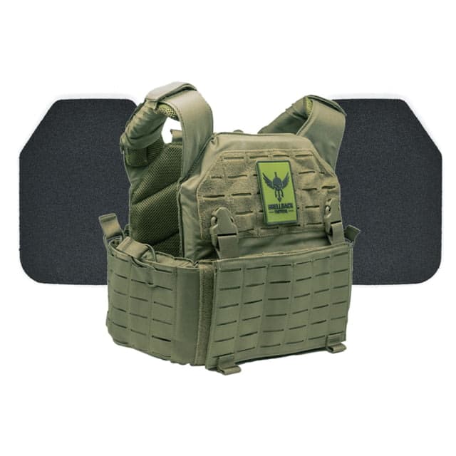 Shellback Tactical Rampage 2.0 Body Armor Kit with Level III+ Model P5mmSAO Plates Ranger Green One Size